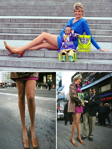 Светлана Панкратова, Самые длинные ноги в мире