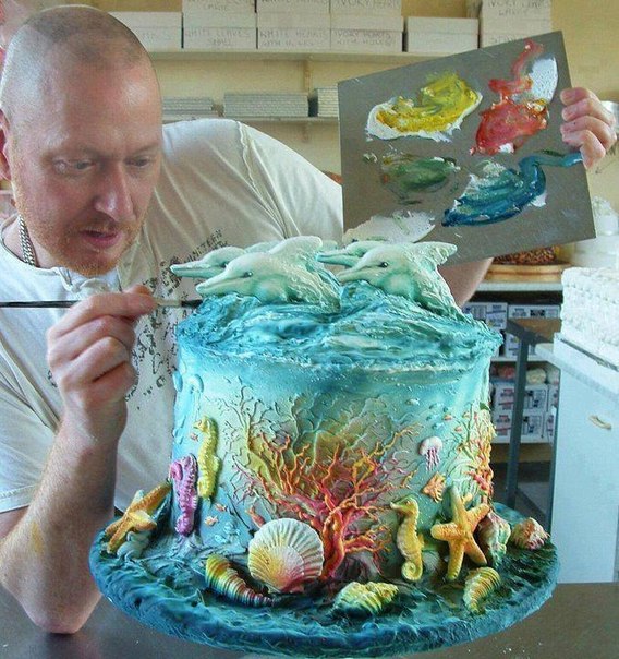 David Cakes и его торт.