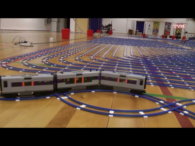4-километровая игрушечная железная дорога LEGO была занесена в Книгу рекордов Гиннеса