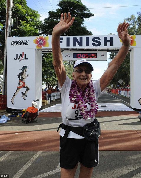 Самая пожилая бегунья в мире – Глэдис Беррилл из Гавайи