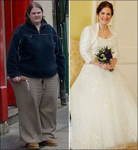 Ради свадебного платья невеста сбросила 64 кг