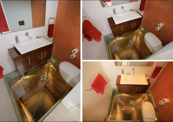 Самая пугающая ванная комната в мире.