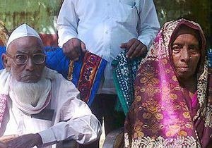 В Индии 120-летний долгожитель вступил в брак