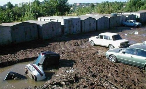 Подземные парковки в России :)