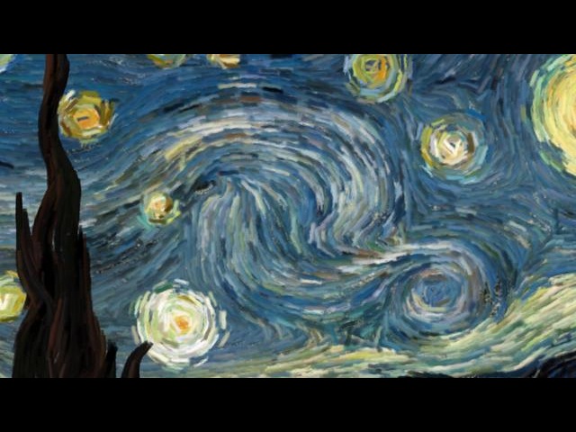 Интерактивная анимация картины Ван Гога 