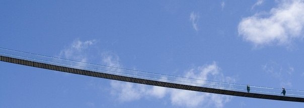 Самый длинный навесной мост в мире