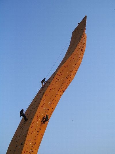 Самый высокий скалодром в мире