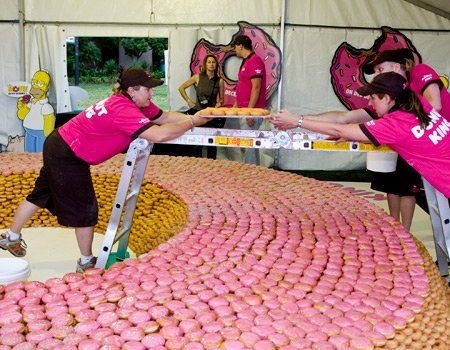 Самый большой в мире пончик