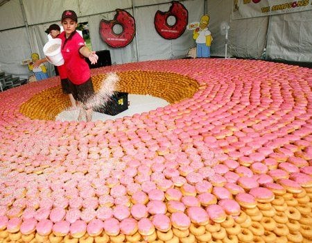 Самый большой в мире пончик