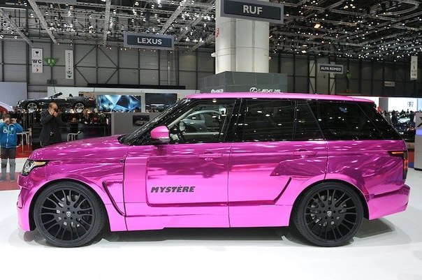 Кислотно-фиолетовый Range Rover Mystere by Hamann