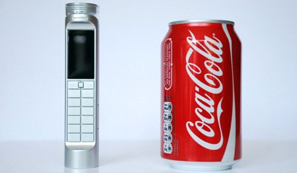 Существует мобильный телефон работающий на кока-коле