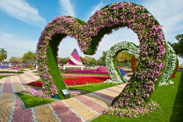 Самый большой парк цветов в городе Эль-Айн.