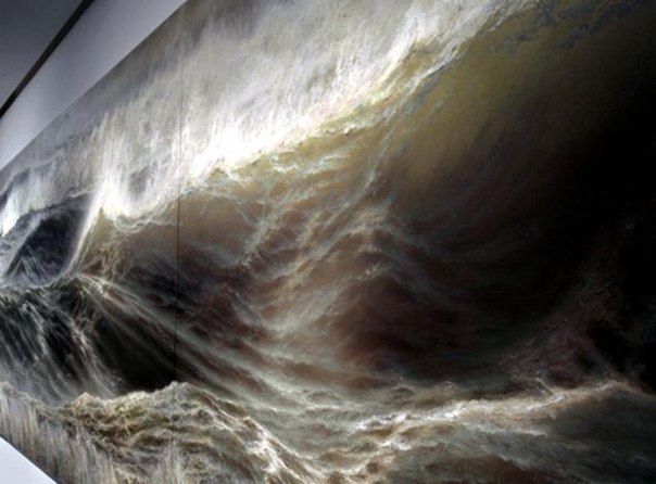 Ran Ortner (Рэн Ортнер) создал поистине невероятную иллюзию моря.