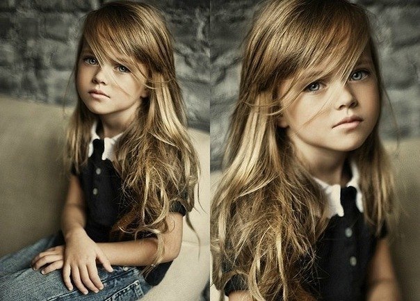 Кристина Пименова - самая востребованая девочка-фотомодель в мире. Ей всего 5 лет.