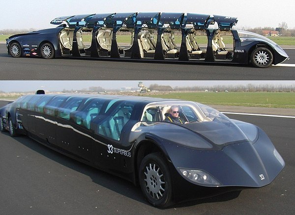 В Голландии зарегистрировали автобус, который способен передвигаться со скоростью до 250 км/ч.