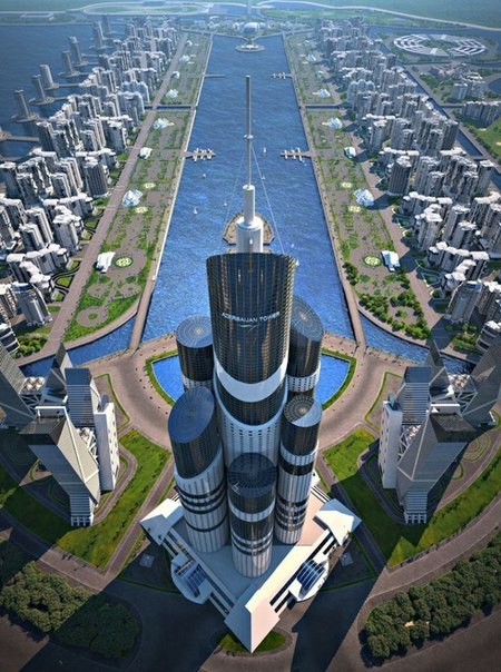 Строительство в Азербайджане самого высокого небоскреба планеты обойдется в $2.000.000.0000 
