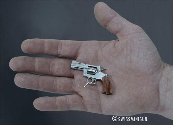 Swiss Mini Fire является самым маленьким огнестрельным оружием.