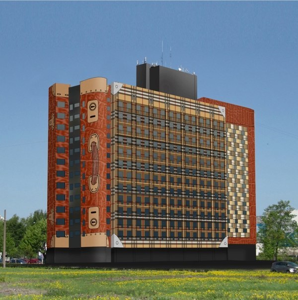Фасад бизнес-отеля "Карелия" будет покрыт художественной росписью общей площадью более 15000 м2.