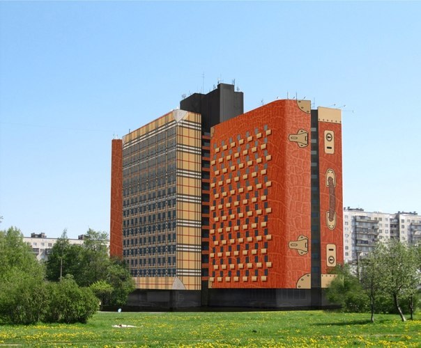 Фасад бизнес-отеля "Карелия" будет покрыт художественной росписью общей площадью более 15000 м2.