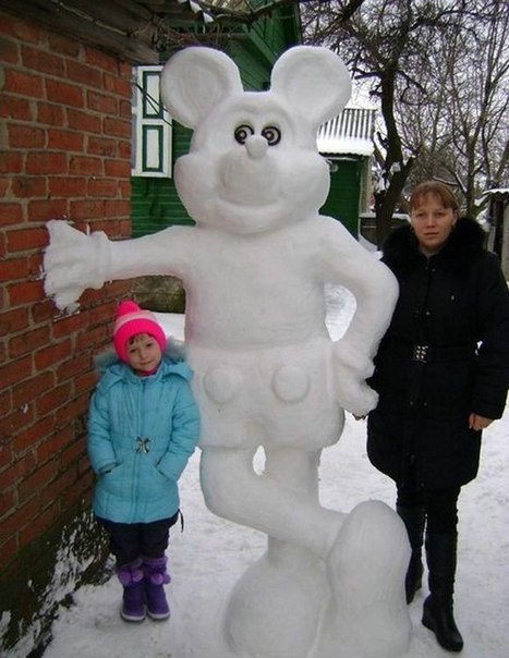 снеговик так снеговик)