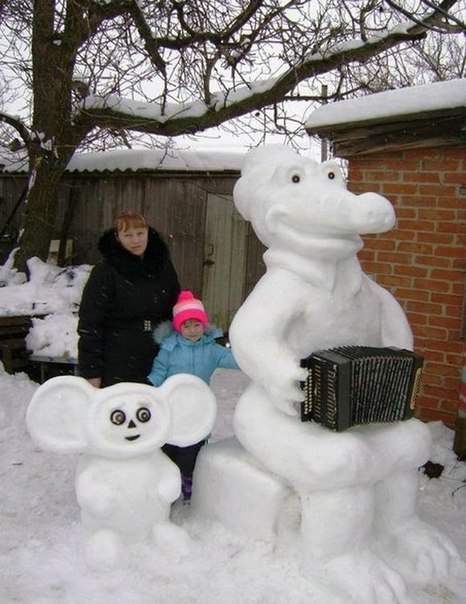 снеговик так снеговик)