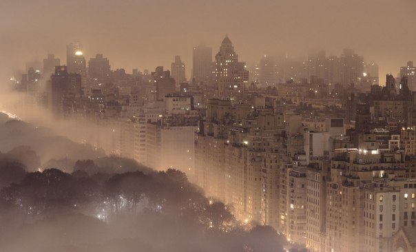 Туманный, мистический Нью-Йорк