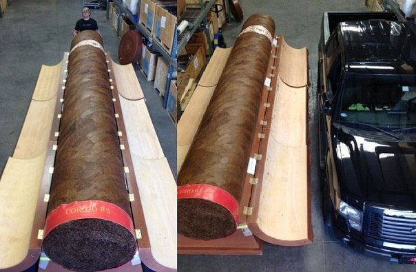 Самая большая в мире сигара стоимостью 185 000 долларов.
