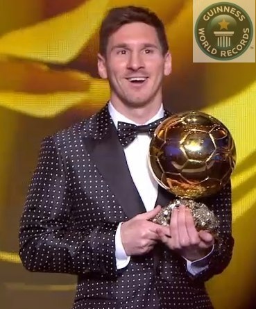 Лучшим футболистом 2012 года признан Лионель Месси.