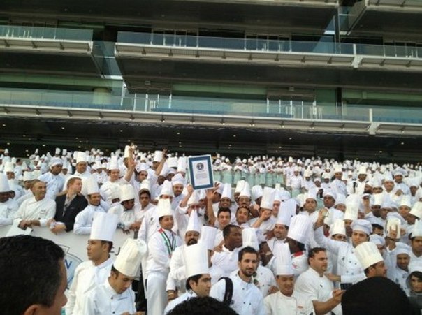 В Дубае отмечено самое большое собрание шеф-поваров в мире