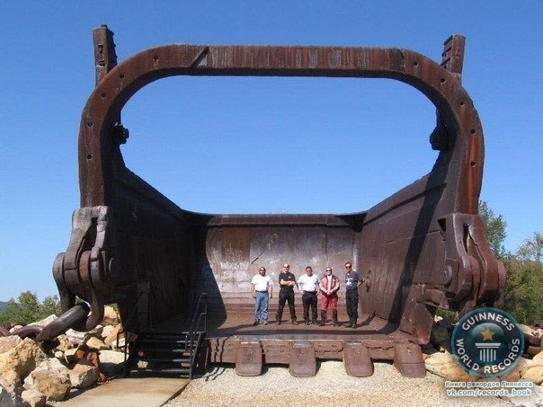 Ковш самого большого экскаватора в мире.