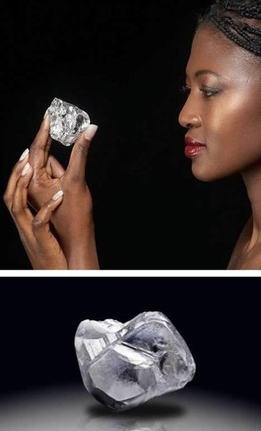 Огромный необработанный 478-каратный алмаз