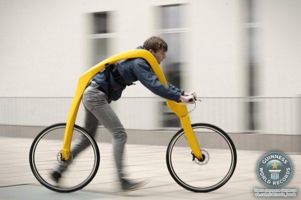 Изобретатель из Германии создал новую концепцию велосипеда без педалей, который называется Fliz Bike.
