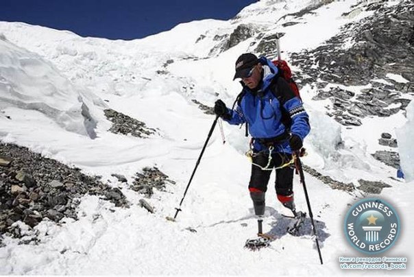 Марк Инглис — первый альпинист, покоривший Эверест без ног