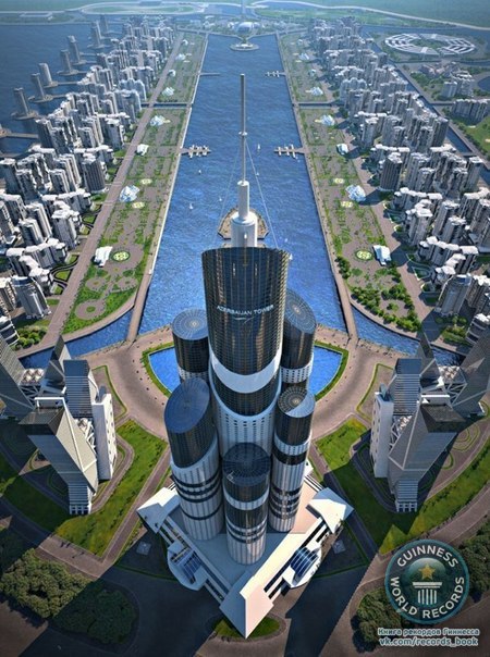 Строительство в Азербайджане самого высокого небоскреба планеты обойдется в $2.000.000.000 