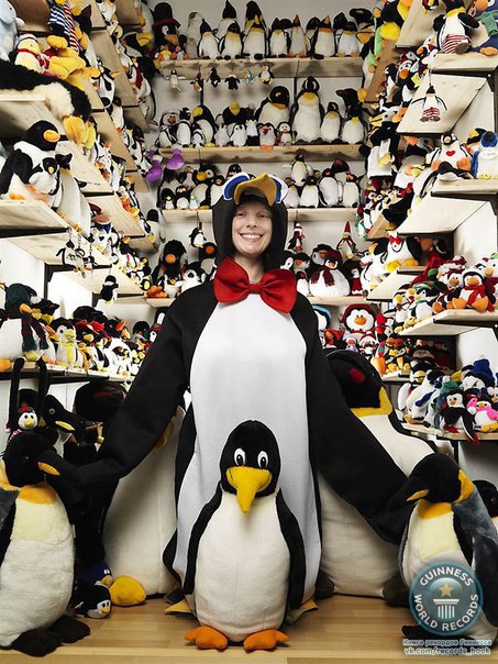 Самая большая коллекция пингвинов.