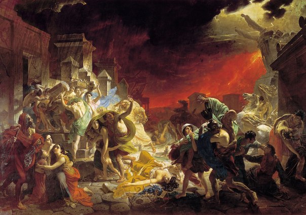 24 августа 79 года произошло одно из самых катастрофических извержений вулкана Везувий. Римские города Помпеи, Геркуланум и Стабии, располагавшиеся у подножия вулкана, были уничтожены. Везувий породил гигантское раскалённое облако из камней, пепла и дыма высотой до 33 км, выделив при этом тепловую энергию, многократно превосходящую ту, которая выделилась при взрыве атомной бомбы над Хиросимой.