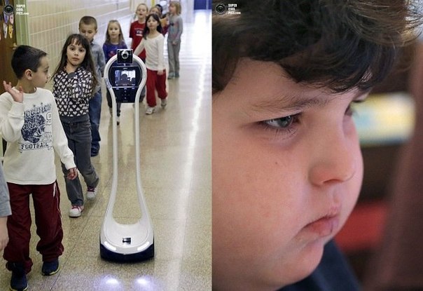 Робот, который ходит в школу вместо больного мальчика