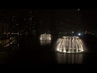 Самый большой фонтан мира. Дубай