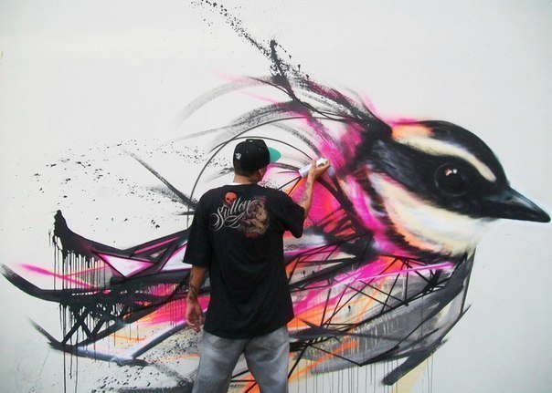Шикарное граффити где-то в Бразилии