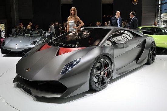 Концепт кар Lamborghini Sesto Elemento