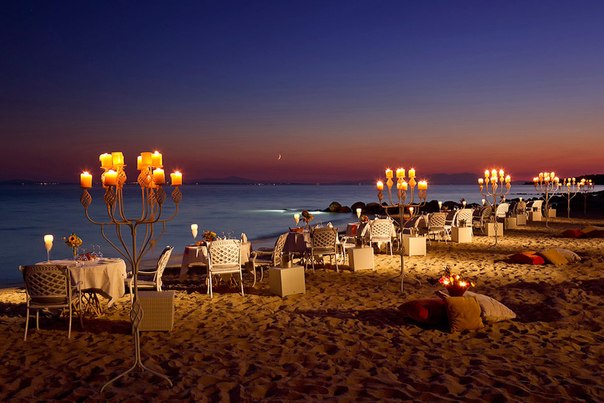 Ужин на побережье Халкидики, Греция