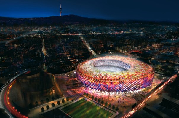Проект реконструкции стадиона "Камп Ноу" в Барселоне, Испания