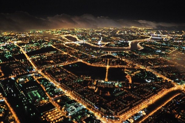 Ночной Санкт-Петербург, Россия