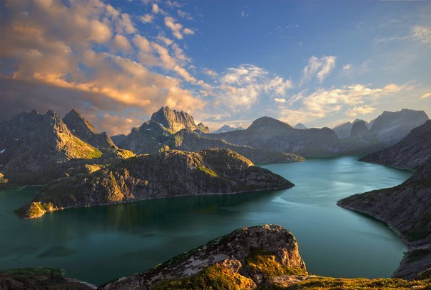 Озеро Solbjornvannet, Норвегия