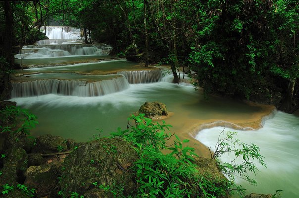 Водопад Хуай Мае Камин, Тайланд