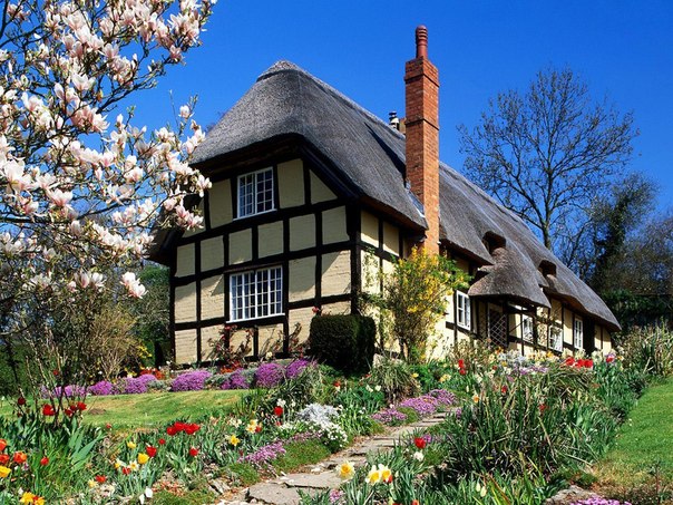 Сказочный английский домик и сад в графстве Корнуолл