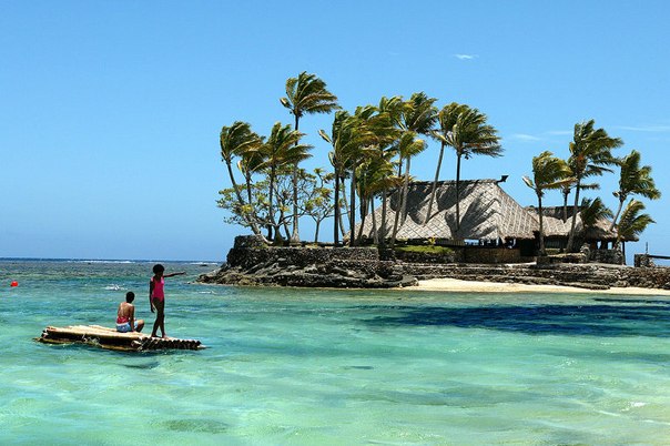 Туристы отдыхают на Фиджи