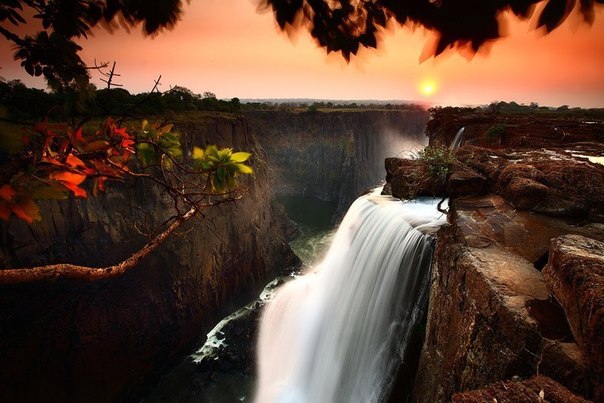 Водопад Виктория в Южной Африке