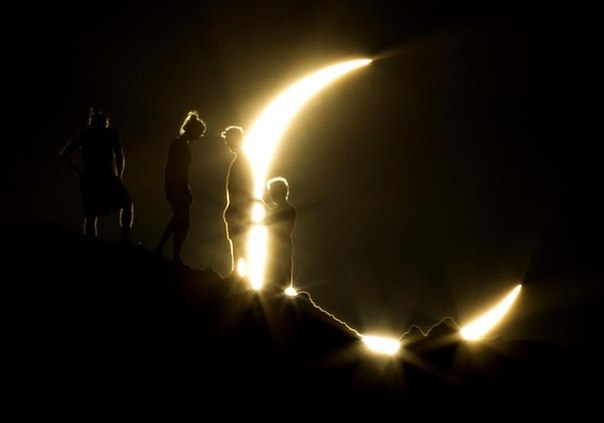Кольцеобразное солнечное затмение 20 мая 2012 года, Аризона, США.