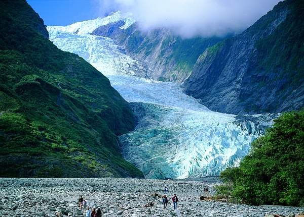 Ледник Франца-Иосифа, Национальный парк Вестленд, Новая Зеландия.